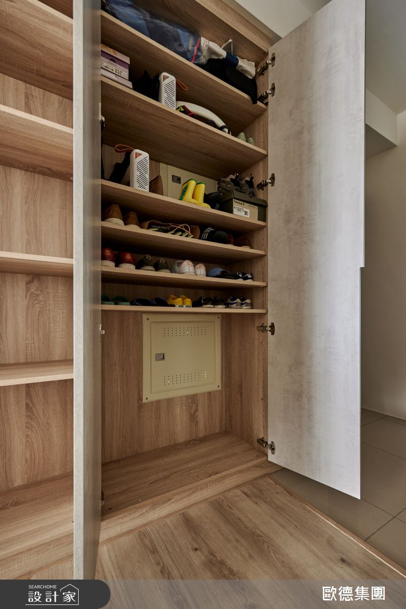 18坪新成屋(5年以下)＿北歐風玄關案例圖片＿台灣歐德傢俱股份有限公司＿歐德_176之7