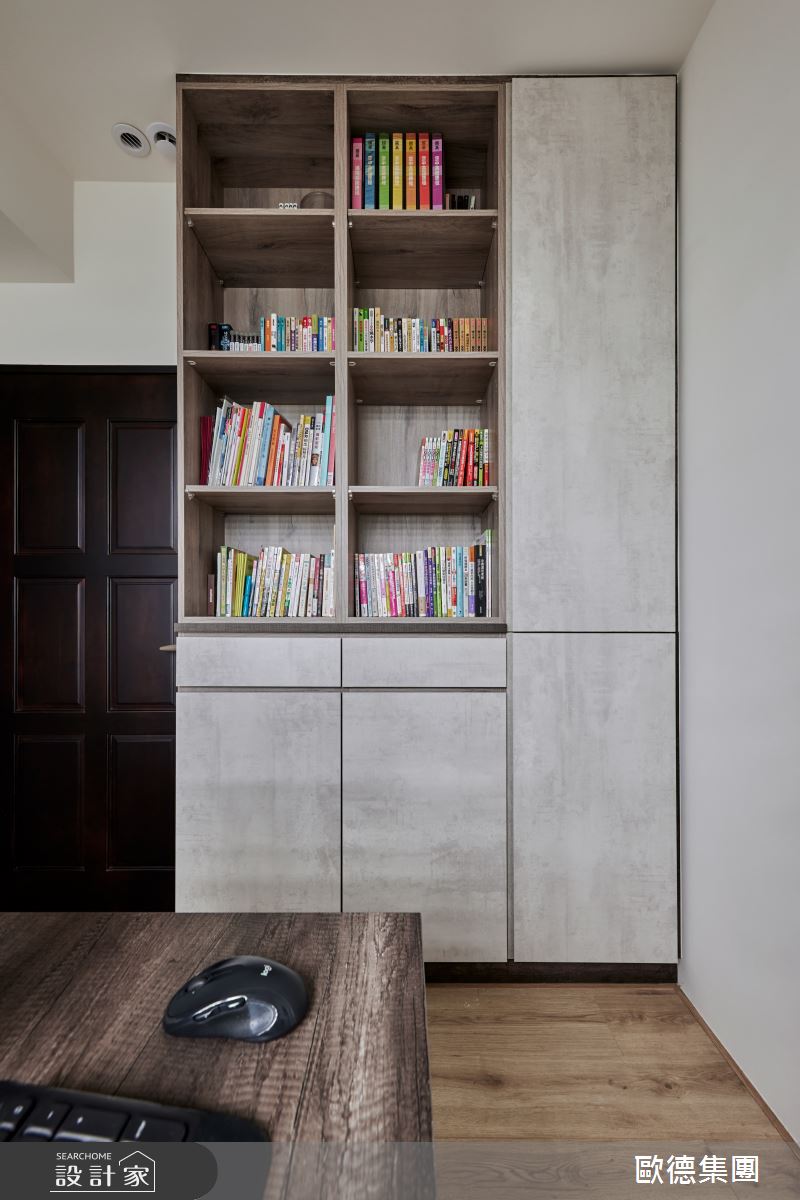 18坪新成屋(5年以下)＿北歐風書房案例圖片＿台灣歐德傢俱股份有限公司＿歐德_176之14