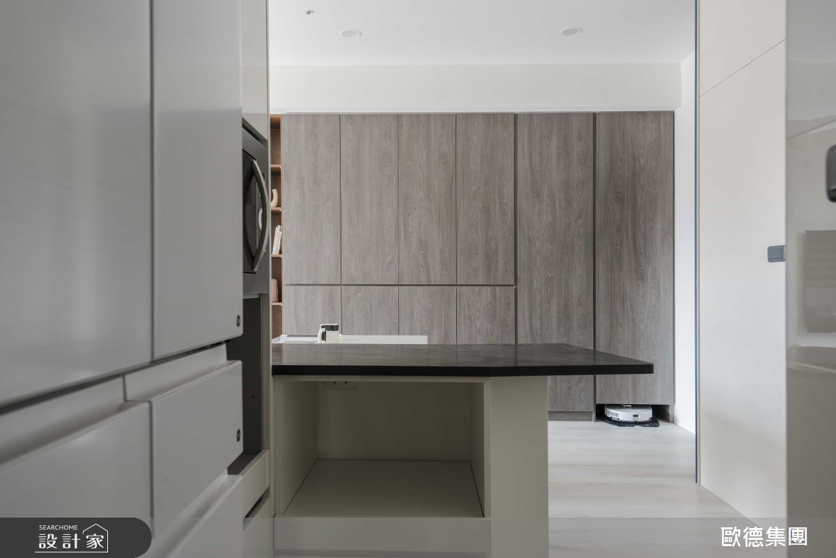 22坪新成屋(5年以下)＿簡約風廚房中島案例圖片＿台灣歐德傢俱股份有限公司＿歐德_179之7