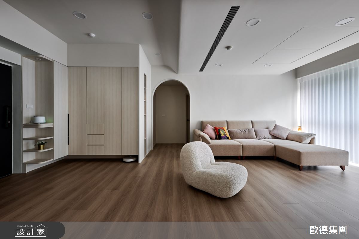 30坪老屋(16~30年)＿侘寂風客廳案例圖片＿台灣歐德傢俱股份有限公司＿歐德_181之3