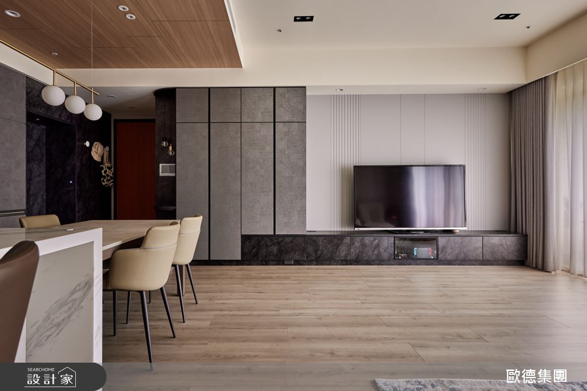 35坪新成屋(5年以下)＿現代風客廳餐廳案例圖片＿台灣歐德傢俱股份有限公司＿歐德_182之4