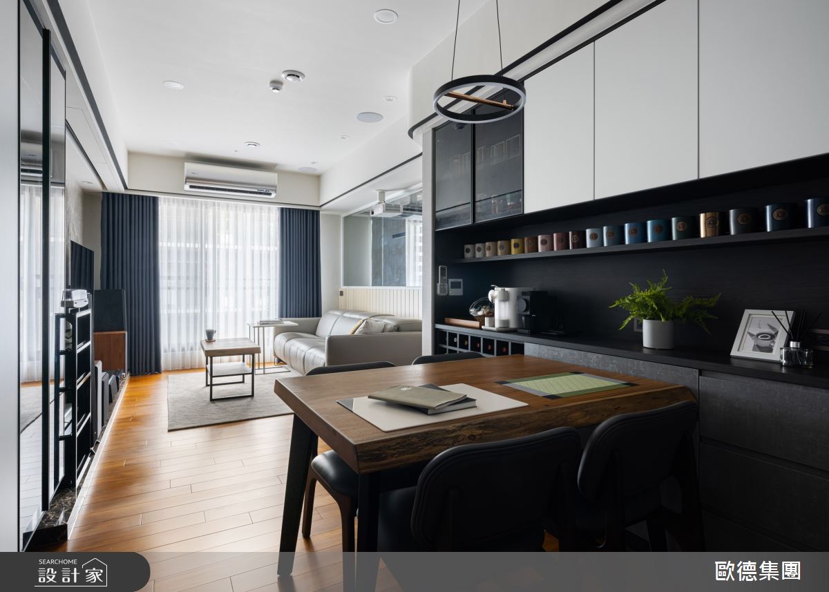 20坪新成屋(5年以下)＿簡約風客廳餐廳案例圖片＿台灣歐德傢俱股份有限公司＿歐德_184之1