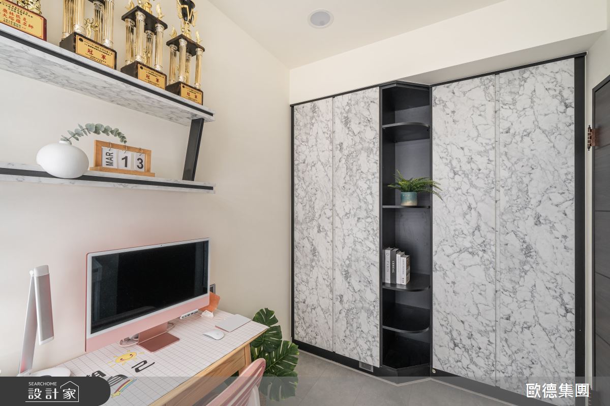 40坪新成屋(5年以下)＿混搭風書房案例圖片＿台灣歐德傢俱股份有限公司＿歐德_185之13