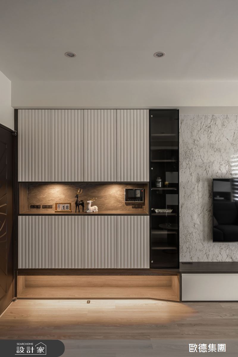 25坪新成屋(5年以下)＿混搭風玄關客廳案例圖片＿台灣歐德傢俱股份有限公司＿歐德_187之2