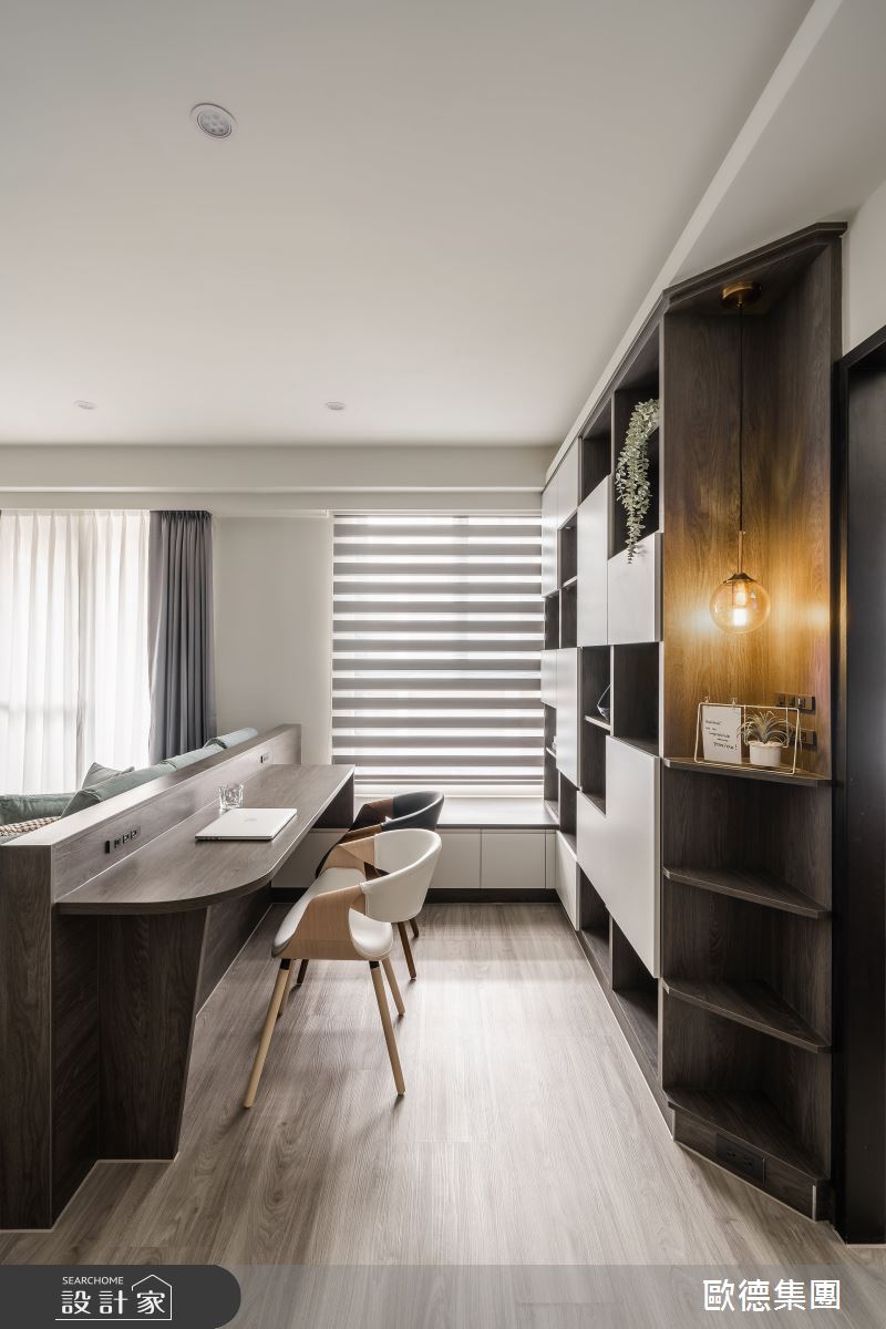 25坪新成屋(5年以下)＿混搭風書房案例圖片＿台灣歐德傢俱股份有限公司＿歐德_187之10