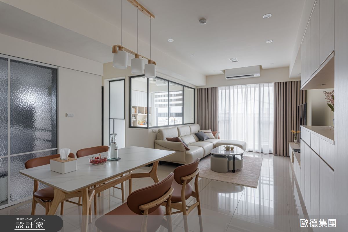 20坪新成屋(5年以下)＿現代風客廳餐廳案例圖片＿台灣歐德傢俱股份有限公司＿歐德_190之4