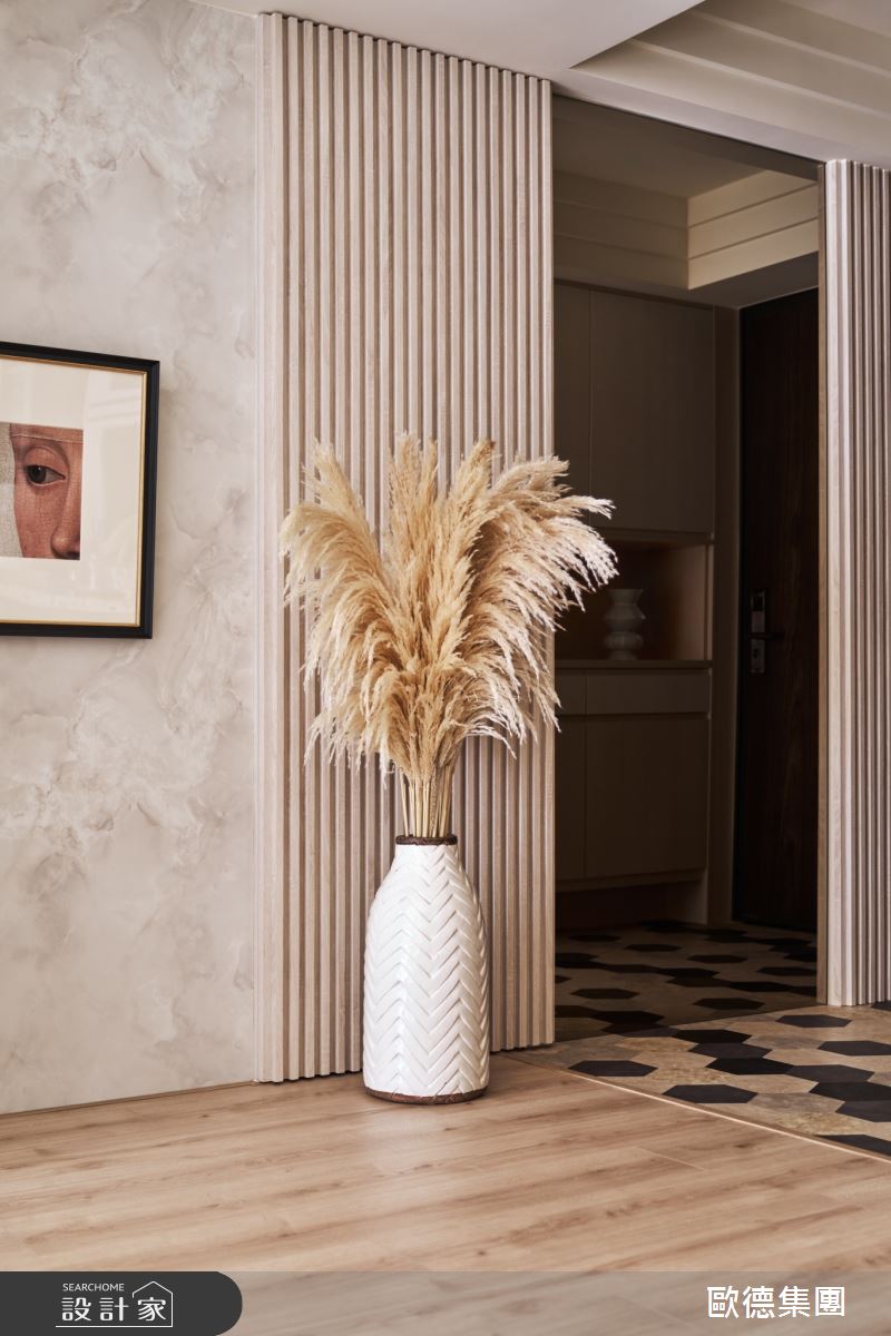 28坪新成屋(5年以下)＿北歐風玄關客廳案例圖片＿台灣歐德傢俱股份有限公司＿歐德_191之4