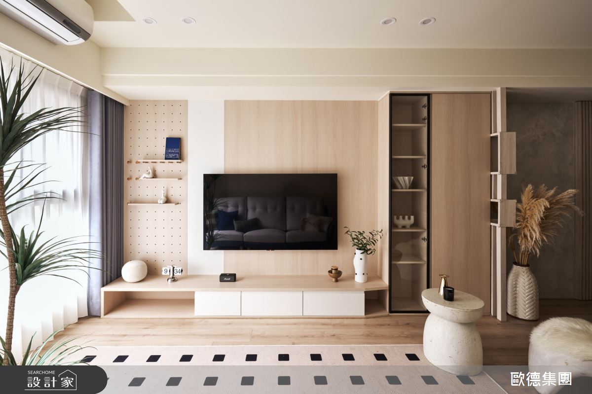 28坪新成屋(5年以下)＿北歐風客廳案例圖片＿台灣歐德傢俱股份有限公司＿歐德_191之7