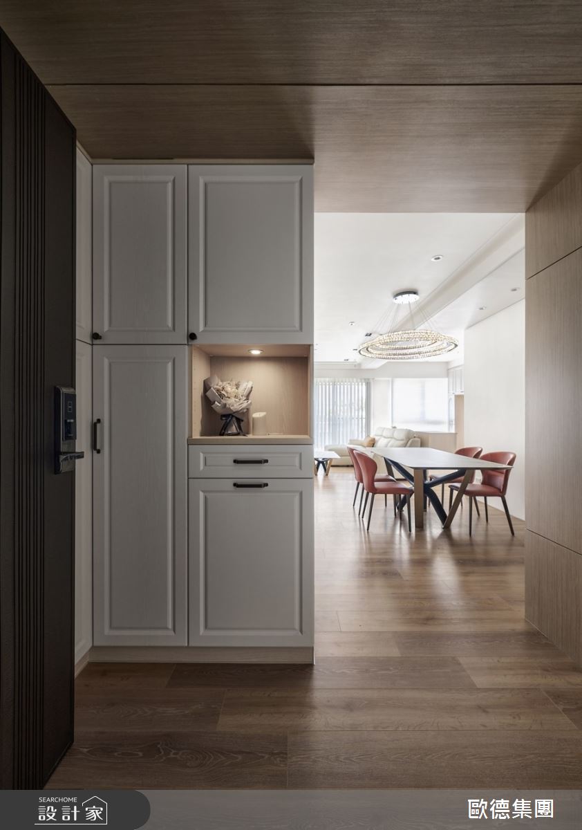 20坪新成屋(5年以下)＿鄉村風玄關案例圖片＿台灣歐德傢俱股份有限公司＿歐德_192之1