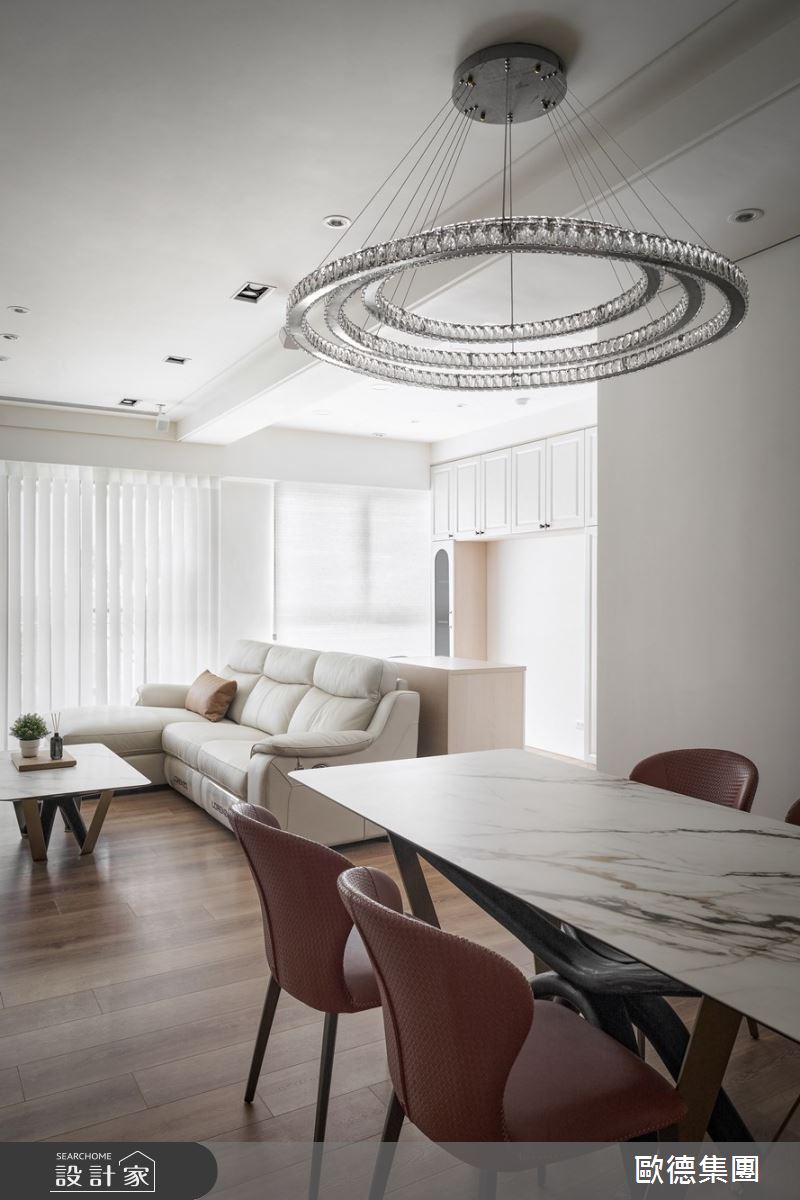 20坪新成屋(5年以下)＿鄉村風客廳餐廳案例圖片＿台灣歐德傢俱股份有限公司＿歐德_192之9
