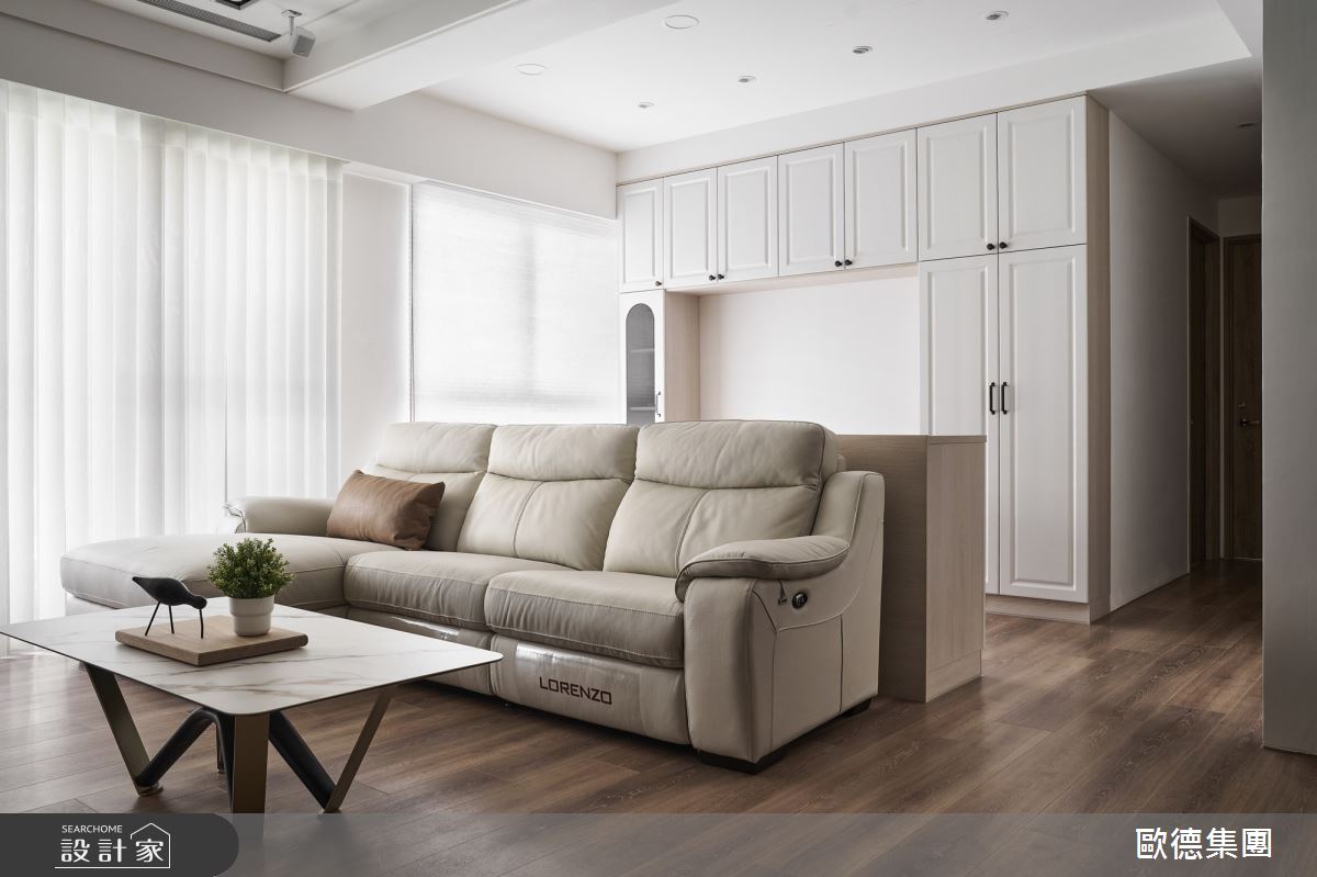 20坪新成屋(5年以下)＿鄉村風客廳書房案例圖片＿台灣歐德傢俱股份有限公司＿歐德_192之19