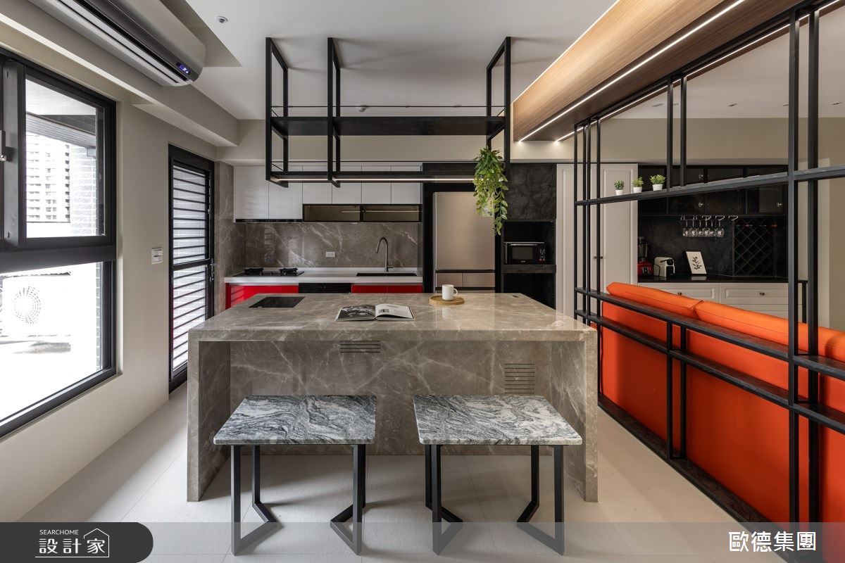 新成屋(5年以下)＿現代風餐廳廚房中島案例圖片＿台灣歐德傢俱股份有限公司＿歐德_193之11