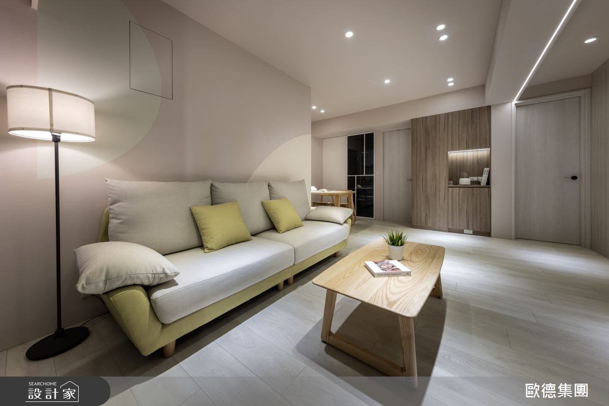 23坪老屋(16~30年)＿北歐風客廳案例圖片＿台灣歐德傢俱股份有限公司＿歐德_195之1