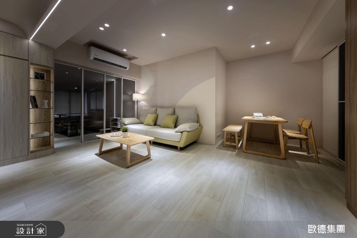 23坪老屋(16~30年)＿北歐風客廳餐廳案例圖片＿台灣歐德傢俱股份有限公司＿歐德_195之7