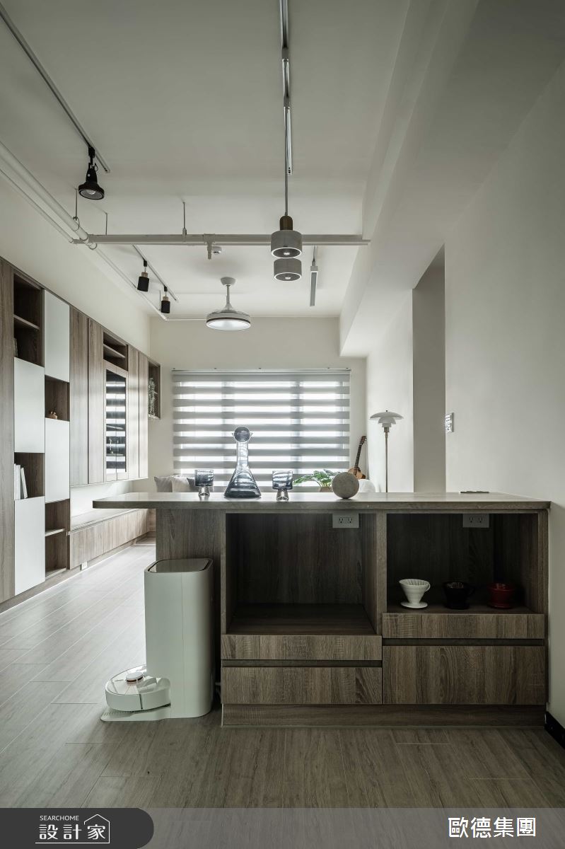 30坪新成屋(5年以下)＿日式風客廳餐廳吧檯中島案例圖片＿台灣歐德傢俱股份有限公司＿歐德_200之3