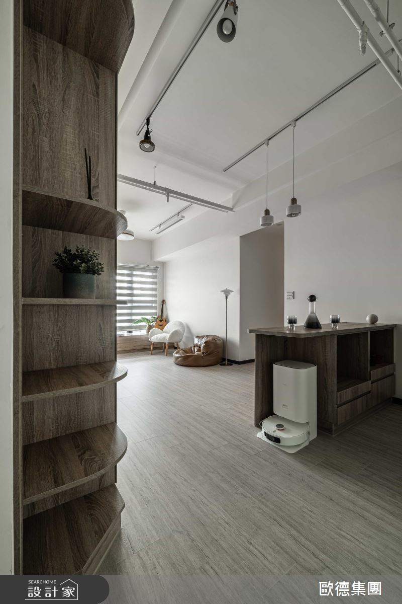 30坪新成屋(5年以下)＿日式風客廳餐廳吧檯中島案例圖片＿台灣歐德傢俱股份有限公司＿歐德_200之4