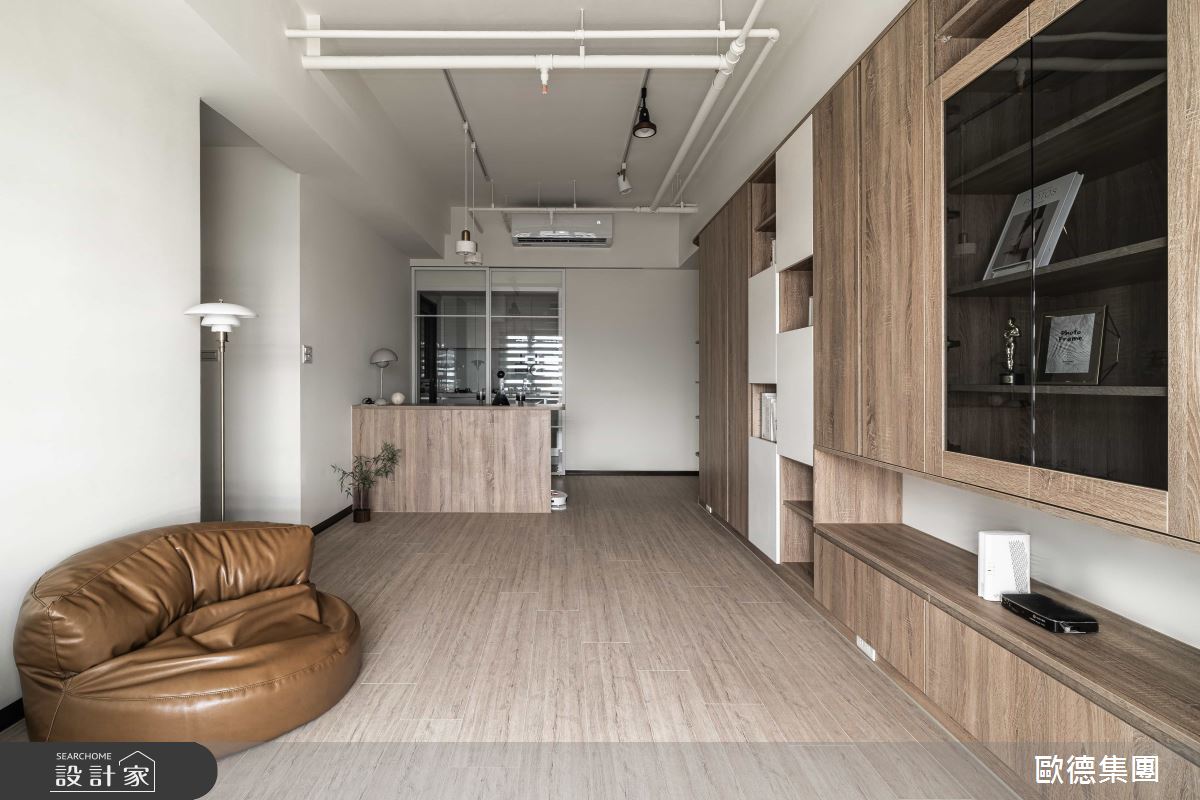 30坪新成屋(5年以下)＿日式風客廳餐廳吧檯中島案例圖片＿台灣歐德傢俱股份有限公司＿歐德_200之11