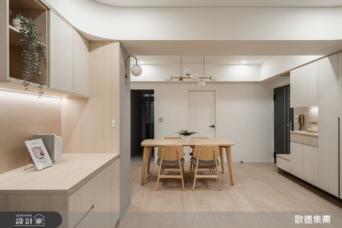 老屋(16~30年)＿北歐風玄關餐廳案例圖片＿台灣歐德傢俱股份有限公司＿歐德_202之6