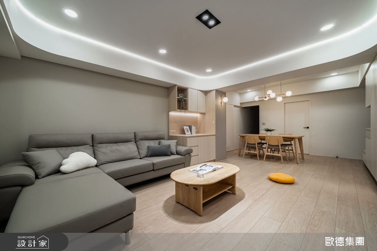 老屋(16~30年)＿北歐風客廳餐廳案例圖片＿台灣歐德傢俱股份有限公司＿歐德_202之7