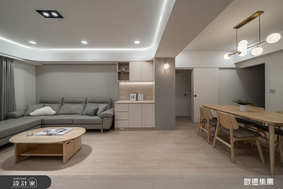 老屋(16~30年)＿北歐風客廳餐廳案例圖片＿台灣歐德傢俱股份有限公司＿歐德_202之13