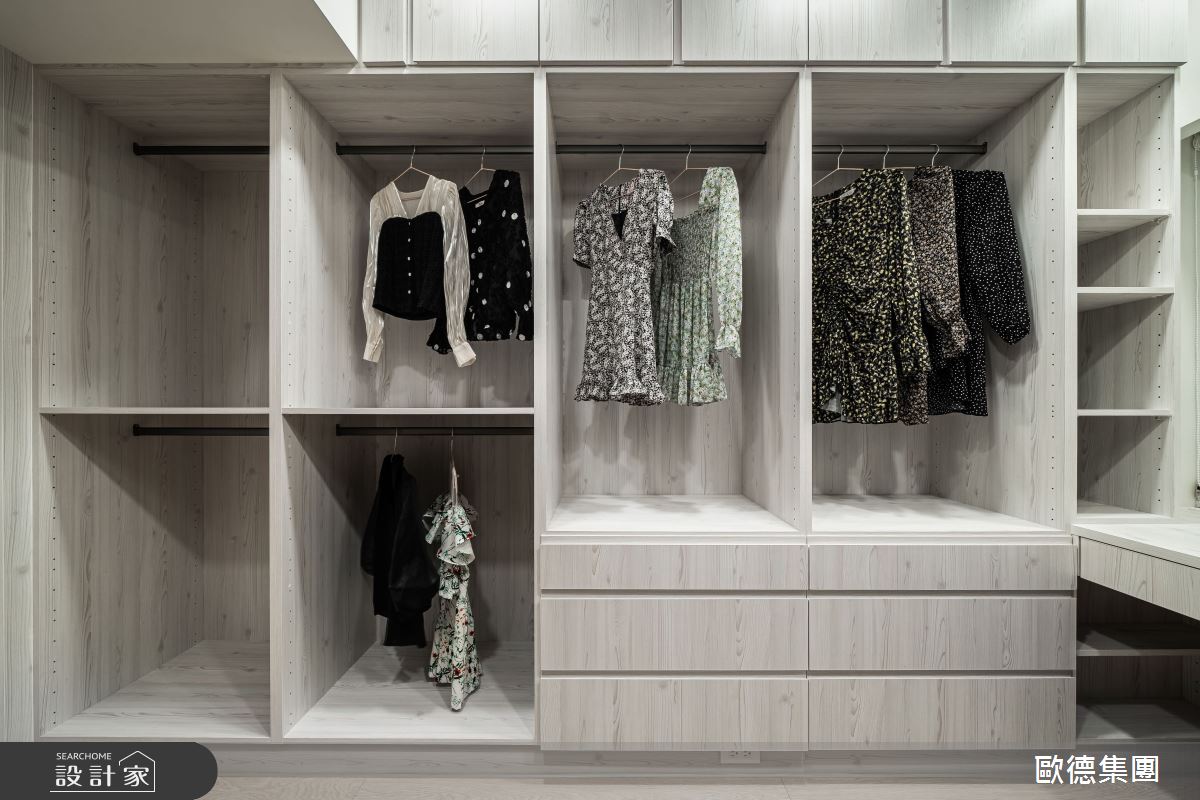 老屋(16~30年)＿北歐風更衣間案例圖片＿台灣歐德傢俱股份有限公司＿歐德_202之18