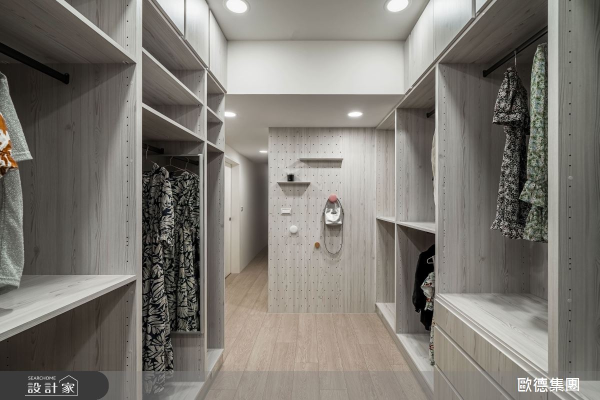 老屋(16~30年)＿北歐風更衣間案例圖片＿台灣歐德傢俱股份有限公司＿歐德_202之20