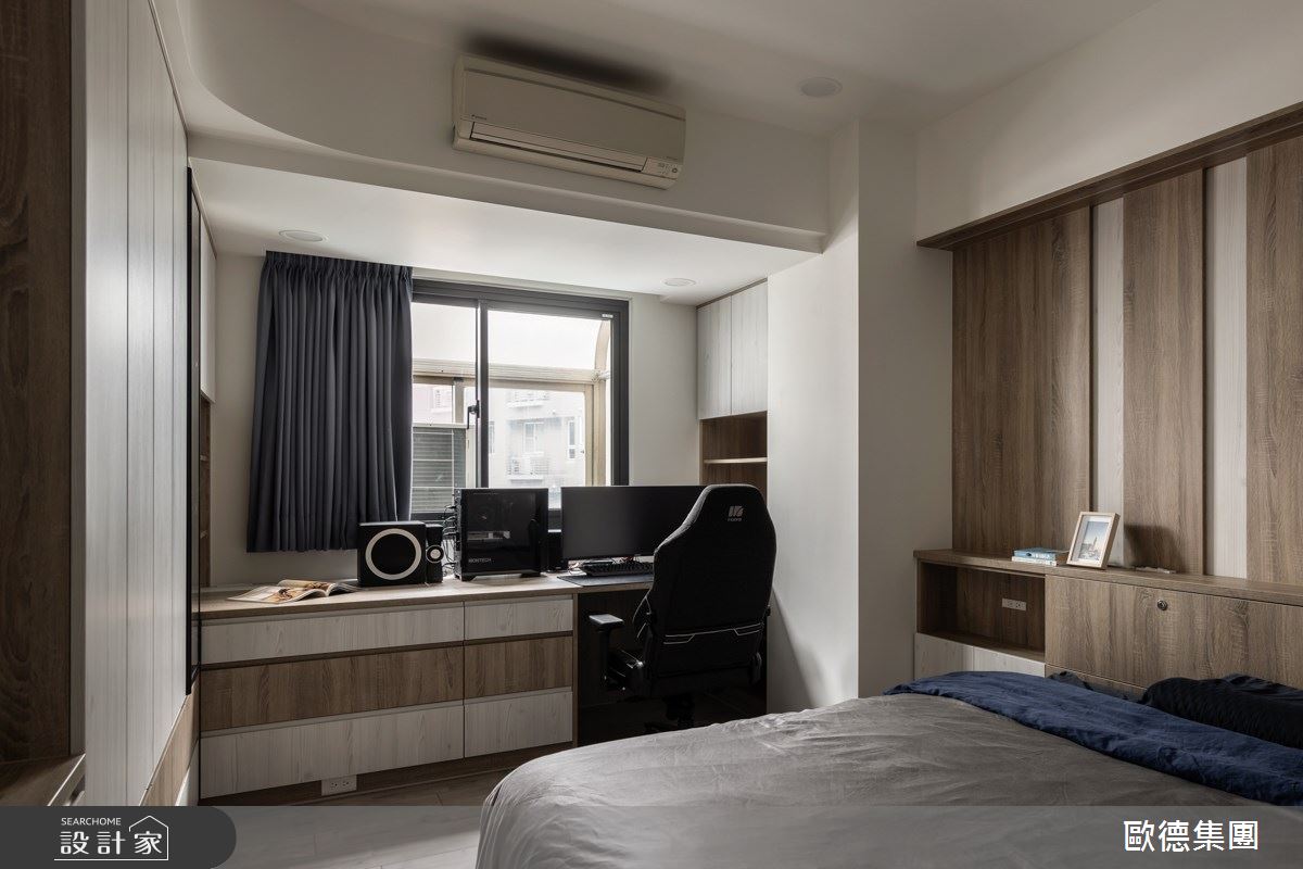 55坪老屋(16~30年)＿現代風臥室案例圖片＿台灣歐德傢俱股份有限公司＿歐德_203之19