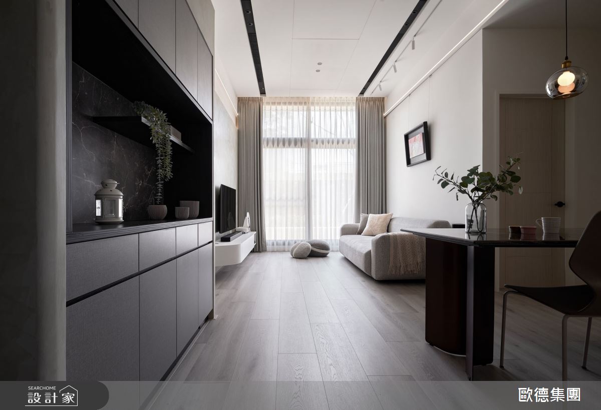 27坪新成屋(5年以下)＿現代簡約風客廳餐廳案例圖片＿台灣歐德傢俱股份有限公司＿歐德_204之7