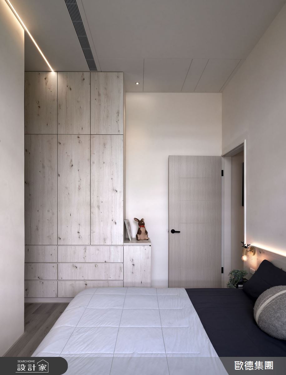 27坪新成屋(5年以下)＿現代簡約風臥室案例圖片＿台灣歐德傢俱股份有限公司＿歐德_204之13