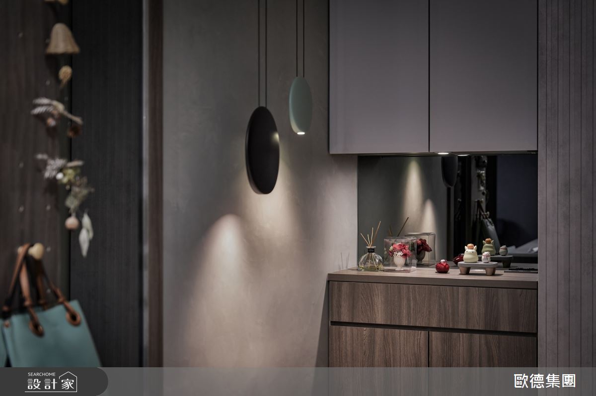 25坪新成屋(5年以下)＿混搭風玄關案例圖片＿台灣歐德傢俱股份有限公司＿歐德_205之3
