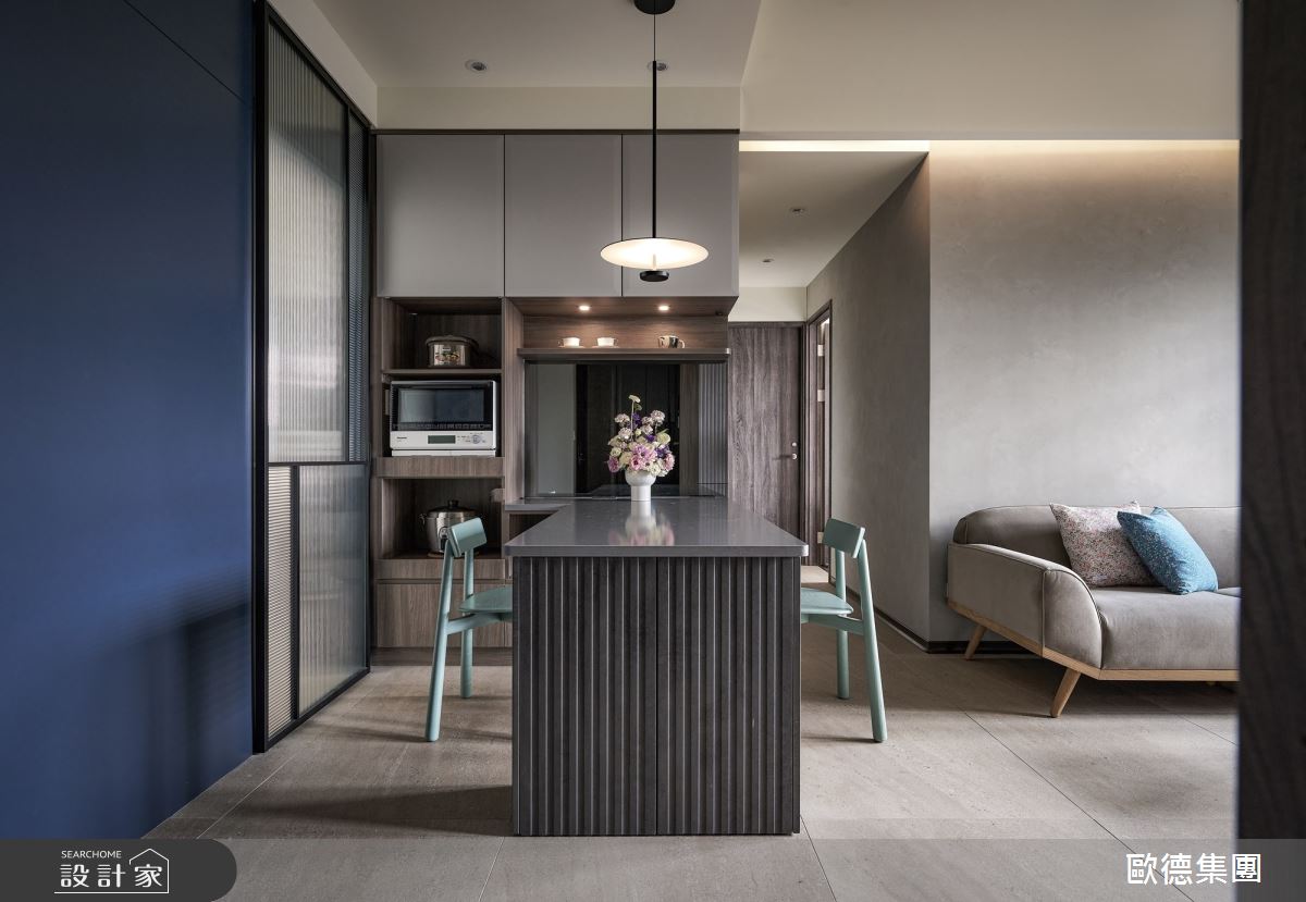 25坪新成屋(5年以下)＿混搭風客廳餐廳案例圖片＿台灣歐德傢俱股份有限公司＿歐德_205之5