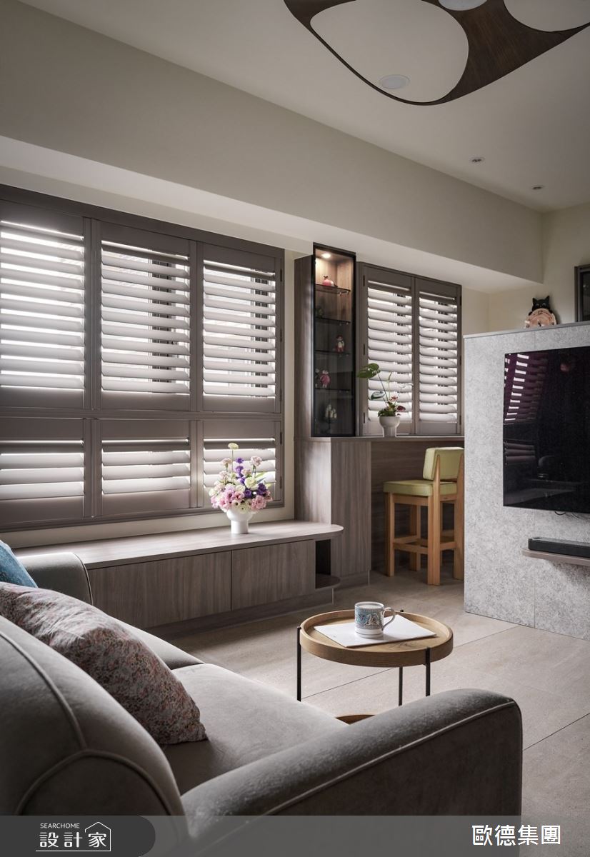 25坪新成屋(5年以下)＿混搭風客廳案例圖片＿台灣歐德傢俱股份有限公司＿歐德_205之16