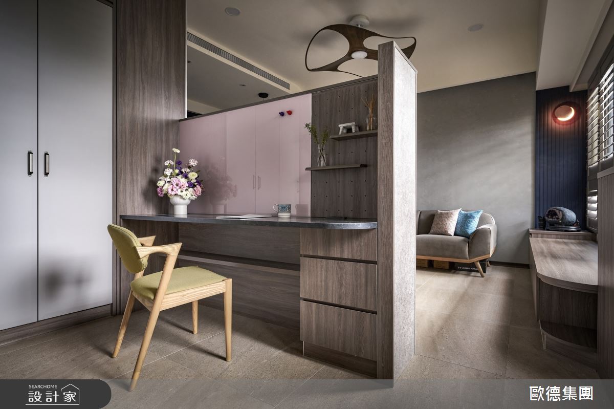 25坪新成屋(5年以下)＿混搭風書房案例圖片＿台灣歐德傢俱股份有限公司＿歐德_205之20