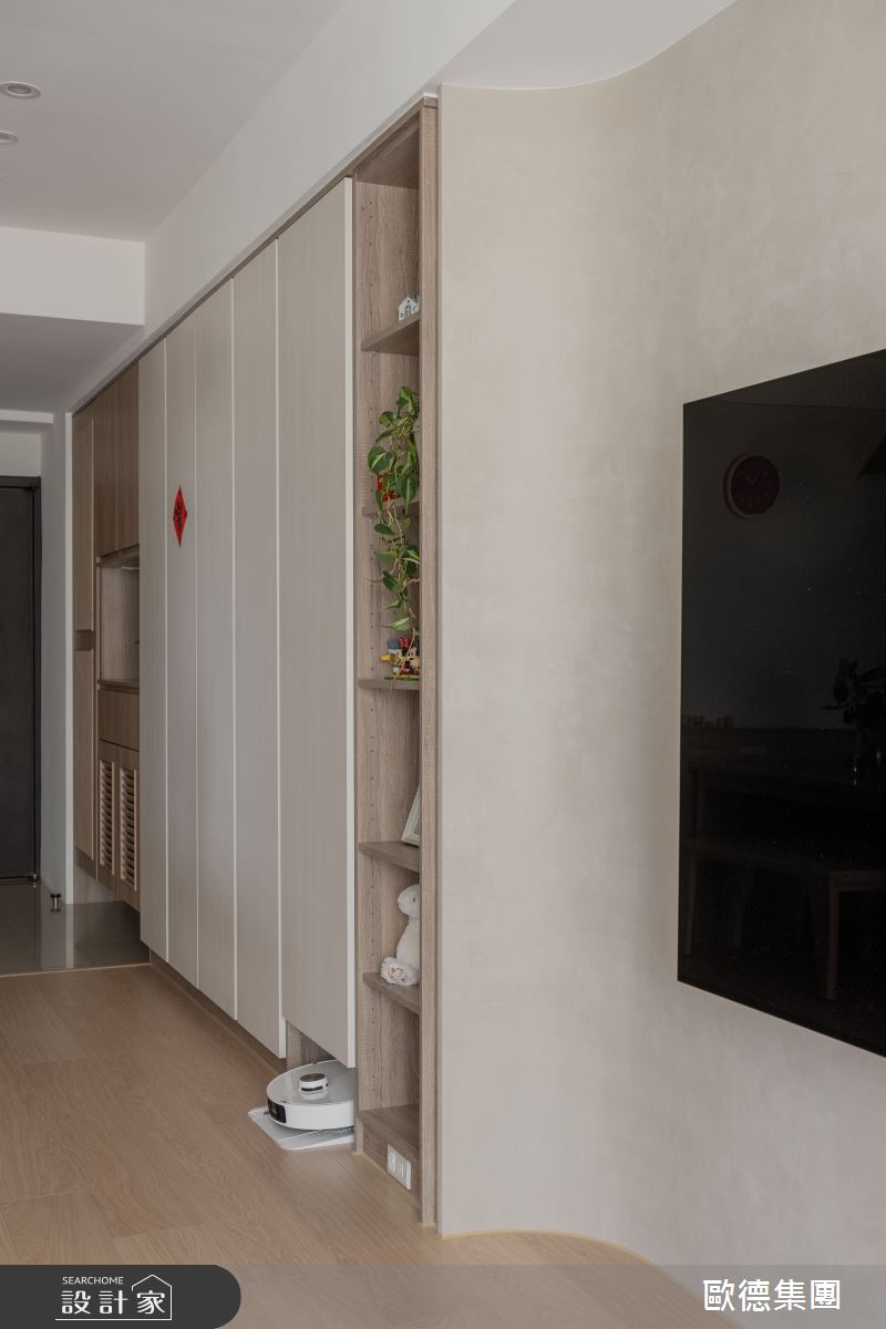 23坪中古屋(5~15年)＿簡約日式風玄關客廳案例圖片＿台灣歐德傢俱股份有限公司＿歐德_207之3