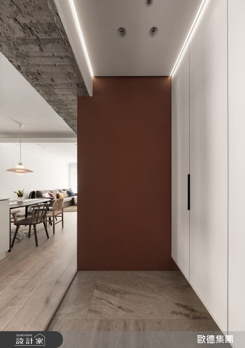 23坪新成屋(5年以下)＿混搭風玄關案例圖片＿台灣歐德傢俱股份有限公司＿歐德_209之1