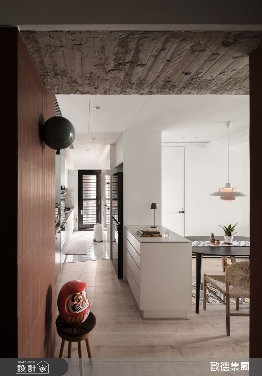 23坪新成屋(5年以下)＿混搭風餐廳廚房中島案例圖片＿台灣歐德傢俱股份有限公司＿歐德_209之4