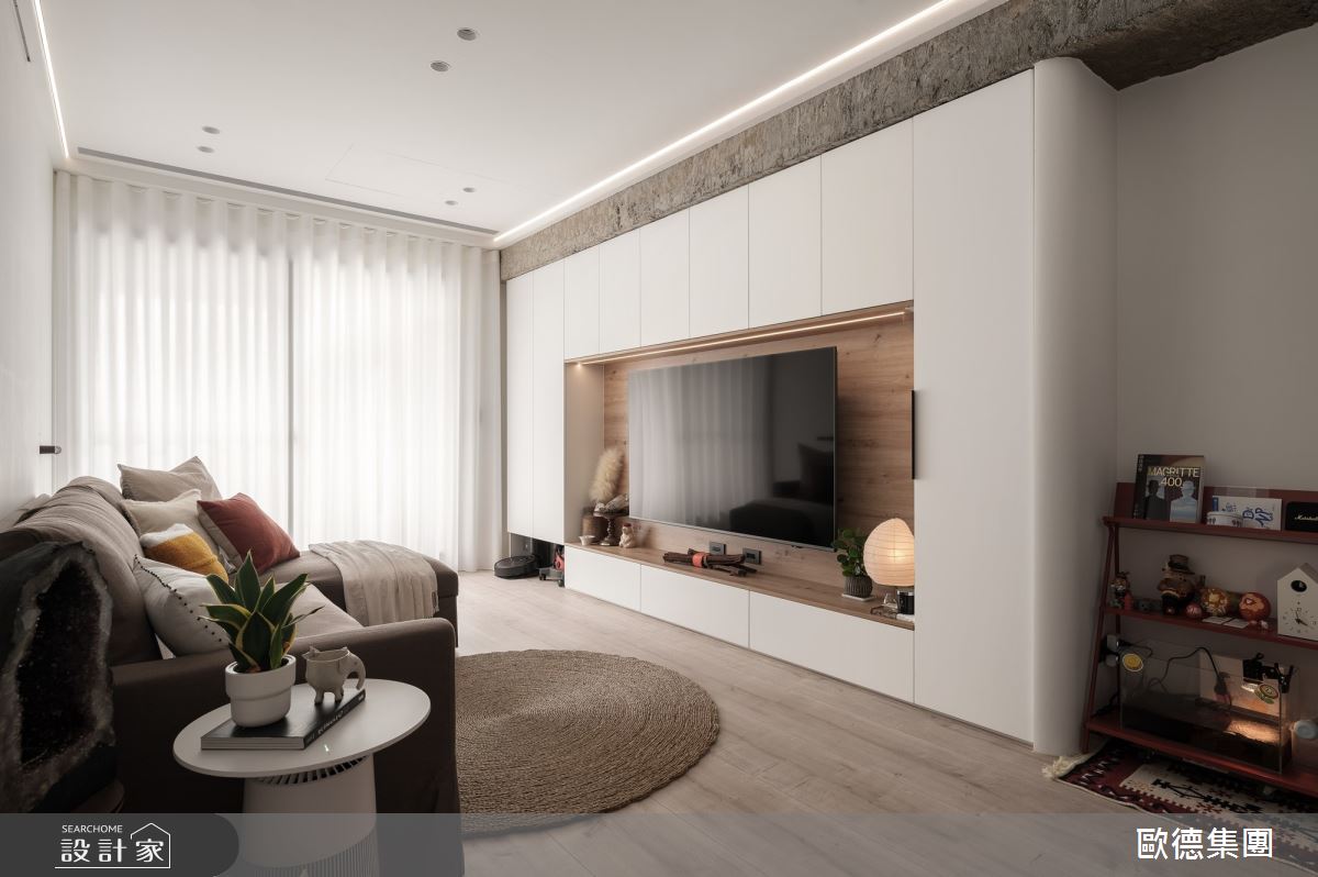 23坪新成屋(5年以下)＿混搭風客廳案例圖片＿台灣歐德傢俱股份有限公司＿歐德_209之19