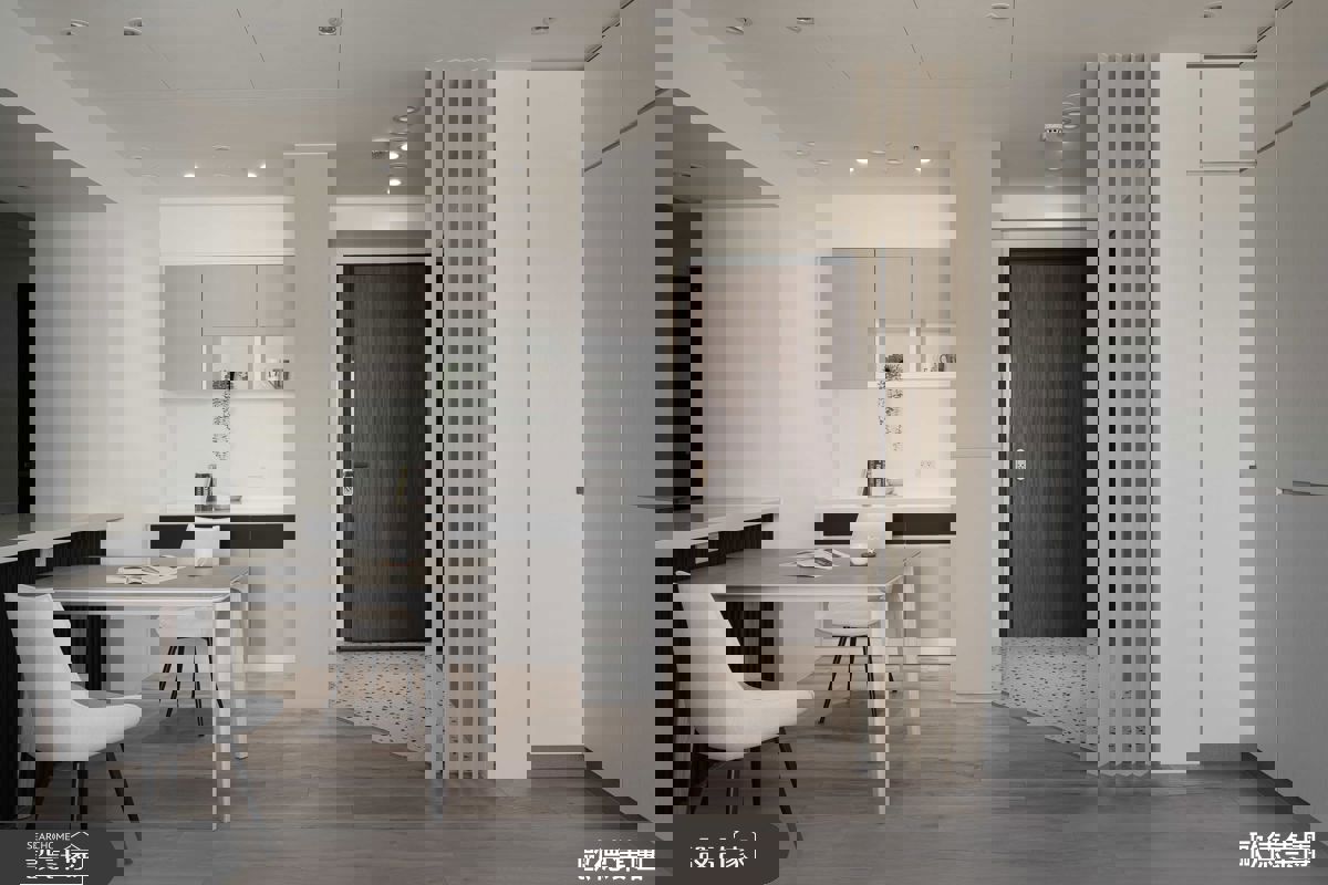 22坪新成屋(5年以下)＿現代風玄關餐廳案例圖片＿台灣歐德傢俱股份有限公司＿歐德_212之12