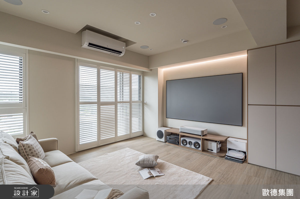 25坪新成屋(5年以下)＿奶油風客廳案例圖片＿台灣歐德傢俱股份有限公司＿歐德_213之10