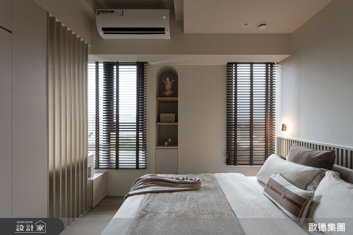 25坪新成屋(5年以下)＿奶油風臥室案例圖片＿台灣歐德傢俱股份有限公司＿歐德_213之19