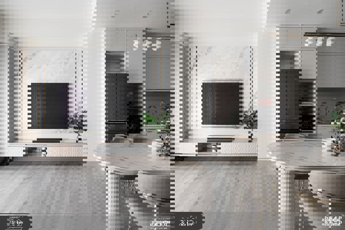 100坪新成屋(5年以下)＿美式風客廳餐廳案例圖片＿台灣歐德傢俱股份有限公司＿歐德_215之12