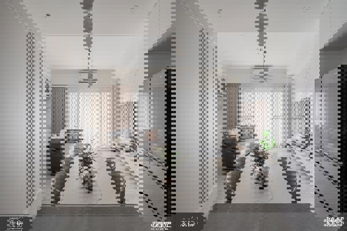 100坪新成屋(5年以下)＿美式風客廳餐廳中島案例圖片＿台灣歐德傢俱股份有限公司＿歐德_215之13