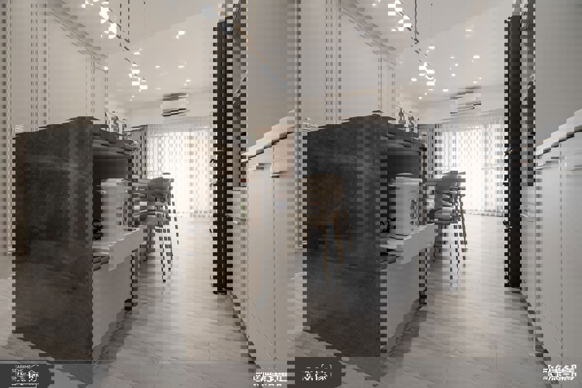 100坪新成屋(5年以下)＿美式風餐廳中島案例圖片＿台灣歐德傢俱股份有限公司＿歐德_215之15