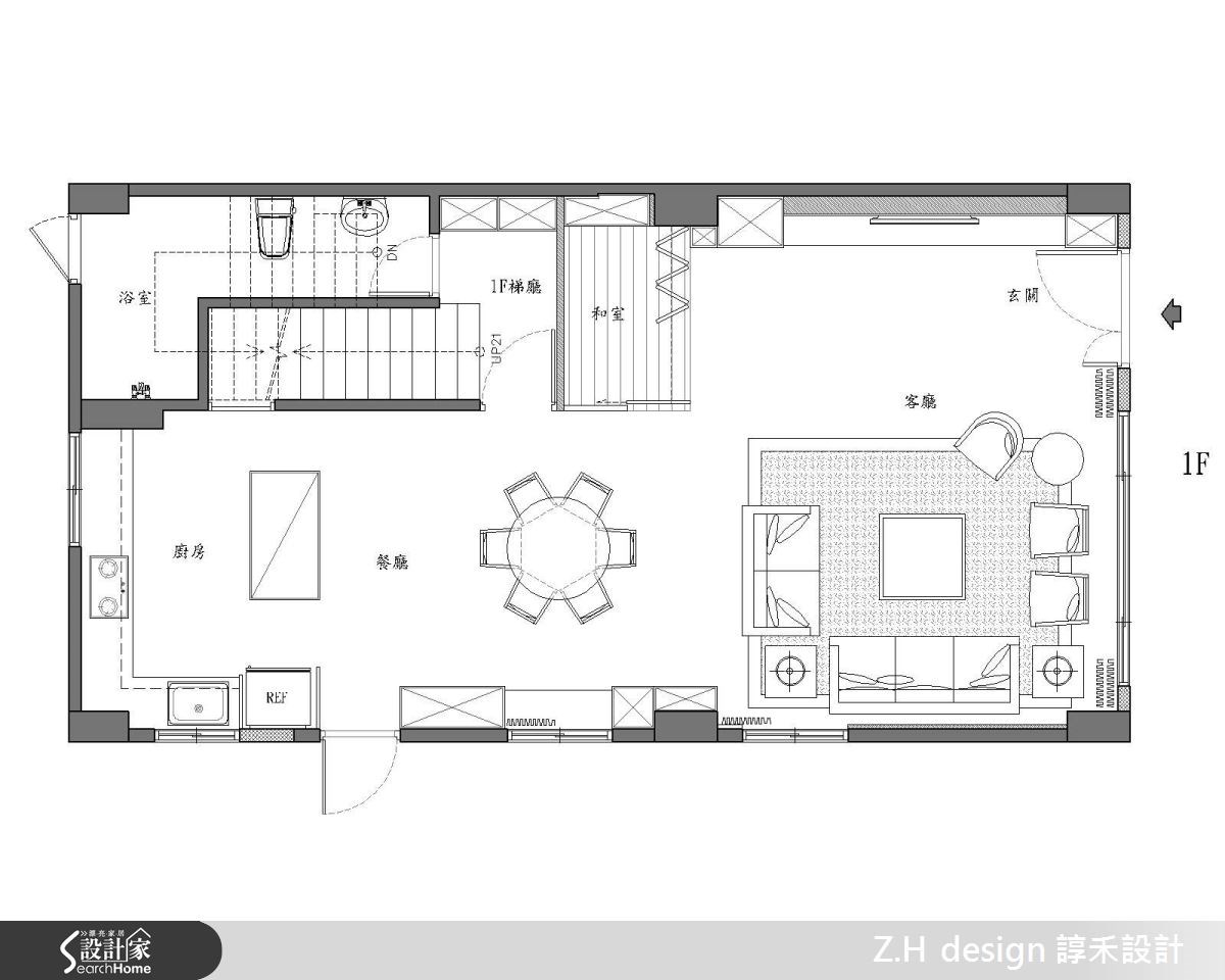 100坪老屋(16~30年)＿混搭風案例圖片＿Z.H design 諄禾設計＿諄禾_01之25