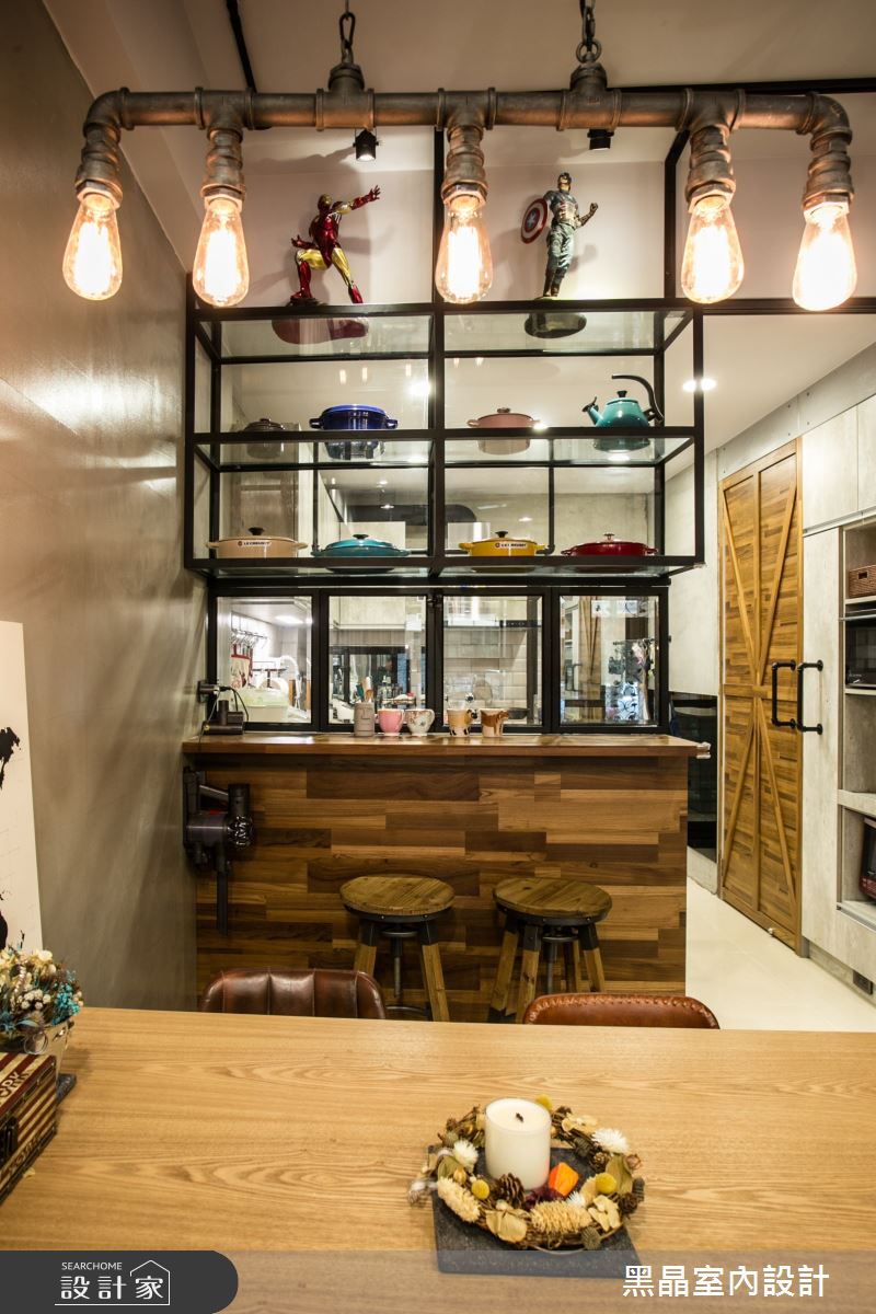 64坪新成屋(5年以下)＿工業風案例圖片＿黑晶室內設計＿黑晶_01之3