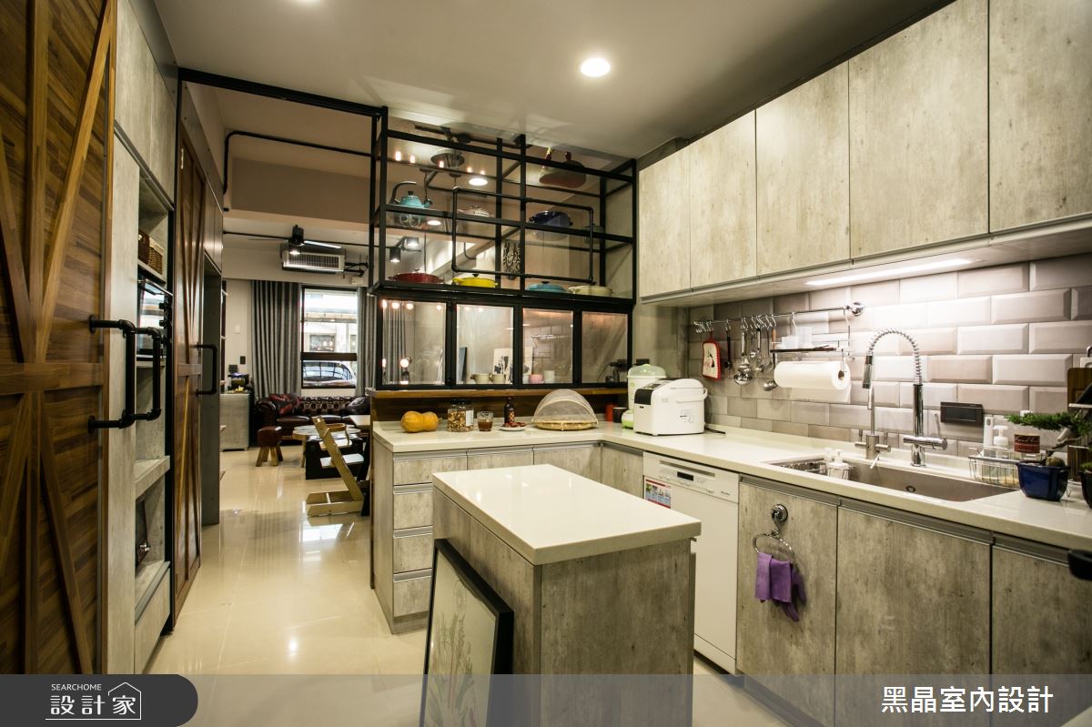 64坪新成屋(5年以下)＿工業風案例圖片＿黑晶室內設計＿黑晶_01之4