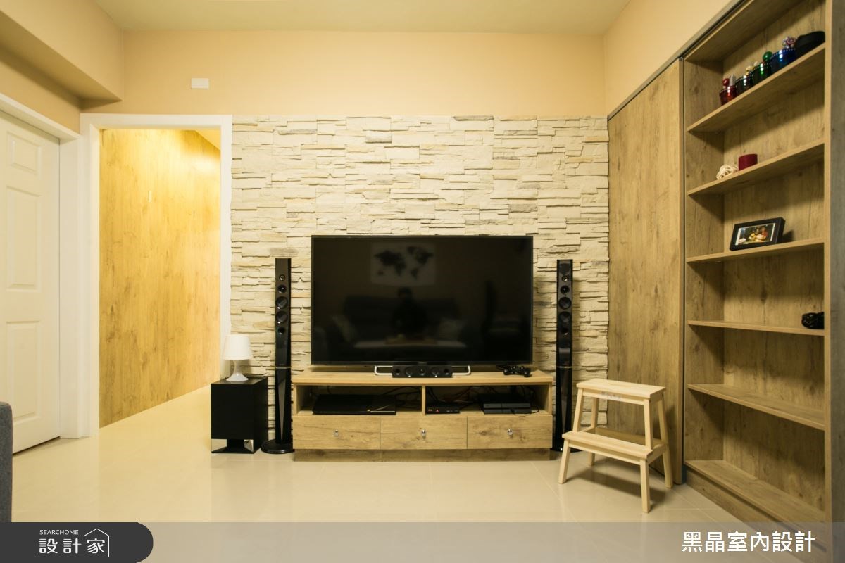 25坪老屋(16~30年)＿北歐風客廳案例圖片＿黑晶室內設計＿黑晶_05之1
