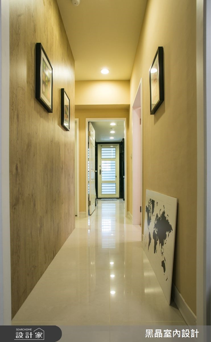 25坪老屋(16~30年)＿北歐風走廊案例圖片＿黑晶室內設計＿黑晶_05之5