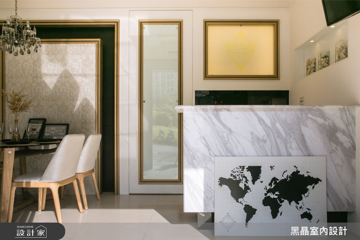 100坪新成屋(5年以下)＿新古典餐廳案例圖片＿黑晶室內設計＿黑晶_13之26
