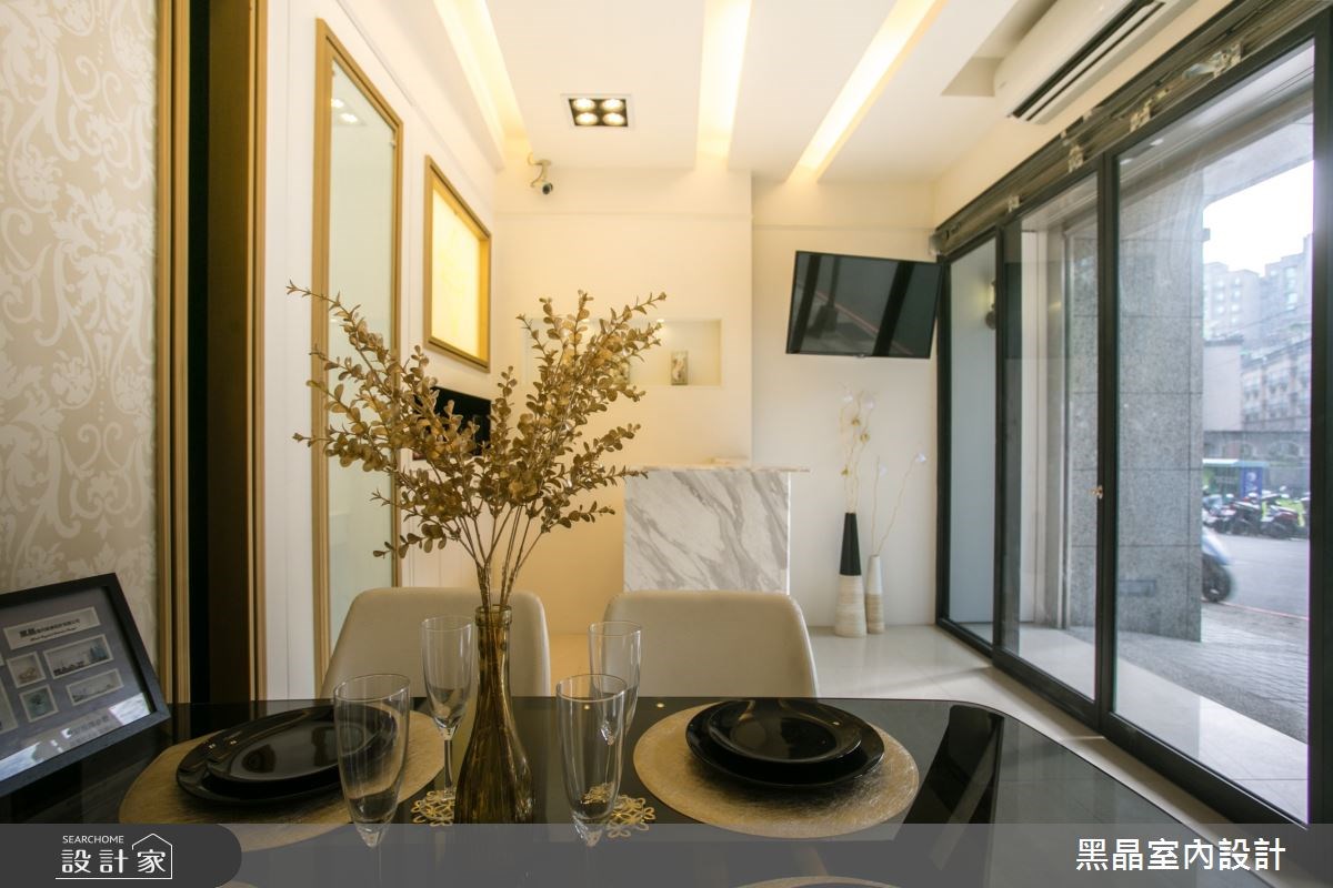 100坪新成屋(5年以下)＿新古典餐廳案例圖片＿黑晶室內設計＿黑晶_13之28